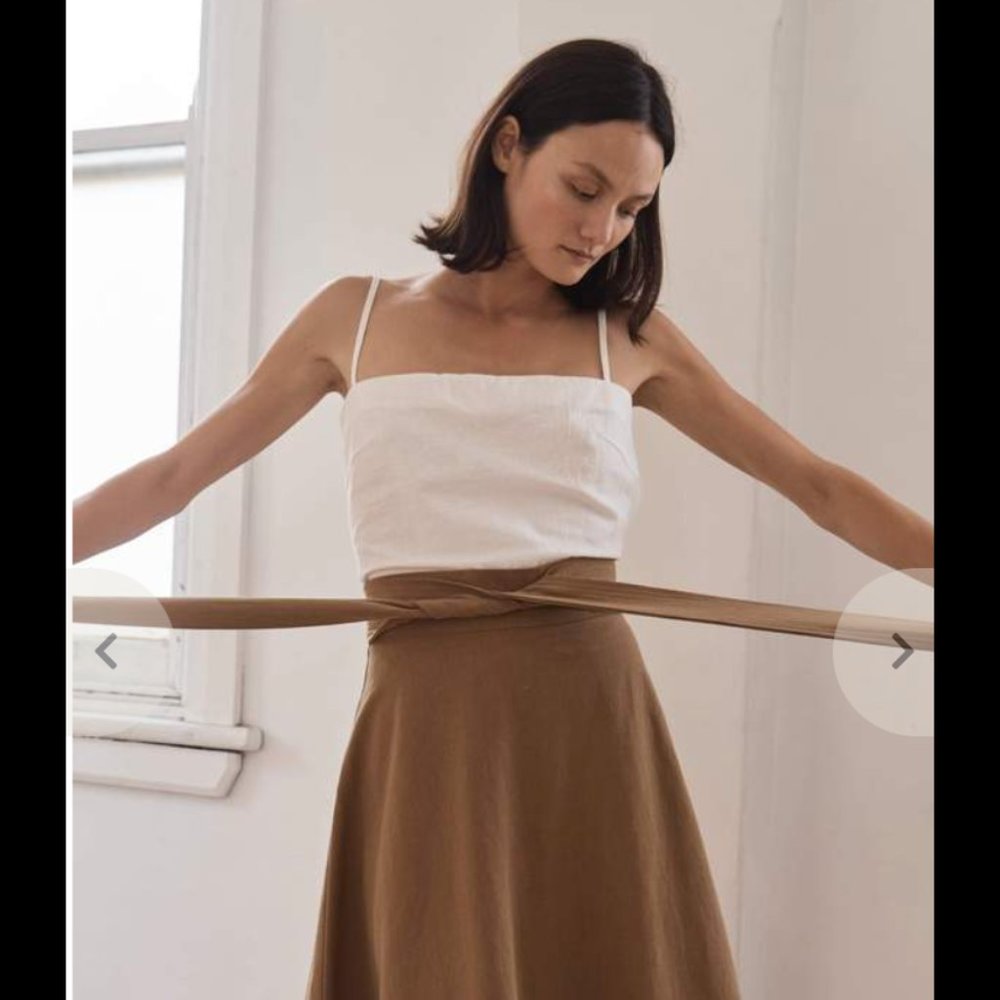 Anzu Top in Vintage White